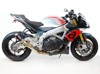 Black Center GP Race Slip On Exhaust - for 17-18 Aprilia RSV4 RR/RF & Tuono