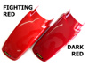 Dark Red Front & Rear Fenders & Side Panels - For 77-82 Honda XR75/XR80