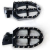 Wide Aluminum MX Foot Pegs - Fits Most Yamaha MX Bikes