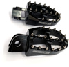 57mm Ultra Wide Black Aluminum Footpegs - KTM & Husq. Mini SX