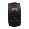 Racing Lighted Switch LED Light Bar On/Off Red