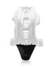 Skid Plate W/linkage Guard - White & Black - For 19-22 250/350 SX-F, FC 250/350