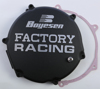 Black Factory Racing Clutch Cover - For 03-04 Kawasaki KX250