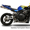 Race RS5 Stainless Steel Slip On Exhaust - For 04-07 Honda CBR1000RR