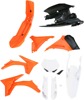 Full Plastic Kit - Orange / White / Black Original 2011 - Fits Many 11-12 KTM 125-450