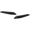 Windshield Side Trims Gloss Black