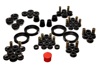 92-96 Honda Prelude Black Hyper-Flex Master Bushing Set