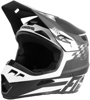 Answer AR1 Sweep Helmet Black/White Youth Medium - Youth medium helmet in black/white