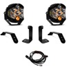 2018+ Jeep JL/JT Dual LP6 Auxiliary Light Kit