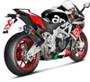 Titanium & Carbon Fiber Full Exhaust - For 15-16 Aprilia RSV4 RR & RF