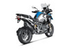 Black Titanium Slip On Exhaust - For 13-16 BMW R1200GS & Adventure