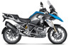 Black Titanium & Stainless Steel Full Exhaust - For 13-16 BMW R1200GS/Adv