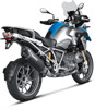 Black Titanium & Stainless Steel Full Exhaust - For 13-16 BMW R1200GS/Adv