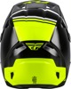 FLY Racing Kinetic Verdict Helmet Black/Hi-Vis/Grey SM - Small helmet in Black/Hi-Vis/Grey