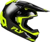 Fly Racing Kinetic Verdict Helmet Black/Hi-Vis/Grey XS - DOT & ECE22.06 helmet, X-Small