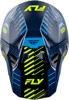 FLY Racing Formula CP Slice Helmet Navy/Hi-Vis/White 2X - ECE/DOT approved lightweight helmet