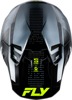 Fly Racing Formula S Carbon Protocol Helmet XL Black/Grey/Hi-Vis - High-tech smart helmet with crash detection.