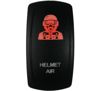 Racing Lighted Switch Hel Air On/Off Red