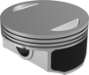 Cast Piston Kit TC96 to 103CI 10.0:1 +.050