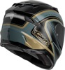 FF-98 Aftershock Helmet Grey/Gold Metallic Small - Small size, ECE/DOT approved helmet