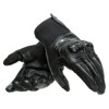 Dainese Mig 3 Unisex Leather Gloves Black/Black - 2XS - Unisex leather gloves in Black/Black, size 2XS