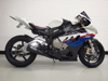 14" Alien Head 2 Black Full Exhaust - For 10-14 BMW S1000RR