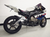 14" Alien Head 2 Black Full Exhaust - For 10-14 BMW S1000RR