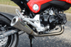 Alien Head 2 Polished Full Exhaust - for 14-15 Honda Grom