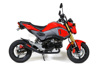 ShortMeg 2 Black Full Exhaust - For 17-20 Honda MSX125 Grom