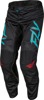 Fly Racing Kinetic Mesh Rave Pants Red/Black/Mint Sz 28 - Kinetic Mesh Rave Pants For Sz 28