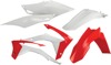 Red & white Plastic Kit - For 13-16 Honda CRF450R 14-17 CRF250R