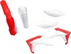 Red & white Plastic Kit - For 13-16 Honda CRF450R 14-17 CRF250R