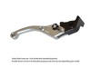 V3 2.0 TI-Silver Shorty Brake Lever - For Ducati, Kawasaki, Triumph Models