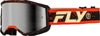 Fly Racing Youth Zone Goggle Black/Red/Cream Silver Lens - Youth motocross goggle with silver mirror lens