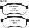 Standard Organic Brake Pads