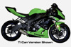 Carbon Fiber 3/4 Slip On Exhaust - For 09-18 Kawasaki ZX6R