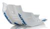 Skid Plate White/Blue - For 16-18 Husqvarna KTM