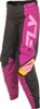 Fly Racing Women's F-16 Pants Black/Mauve/Yellow Sz 07/08 - Women's F-16 Pants, US Size 07/08