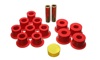 Red Rear Leaf Spring Bushing Set - For 6/86-97 Nissan 720 & Hardbody Pickup 2WD