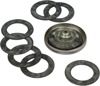 10 Pack "Thin" Fuel Cap Gaskets - 0.065" Thick, 2.275" OD, 1.425" ID - For 1937+ Harley U, UL, ULH, E, EL, FL, FLH