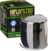 Oil Filter - Chrome - For 87-20 Kawasaki Honda Polaris Yamaha