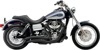 Speedster Black Short Swept Full Exhaust - For 06-11 Harley Dyna