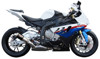 Black Center GP Slip On Exhaust - for 10-14 BMW S1000RR