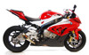 Black Center GP Slip On Exhaust - for 15-16 BMW S1000RR