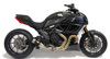 Black Center GP Slip On Exhaust - for 11-18 Ducati Diavel