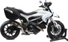 Black Center GP Slip On Exhaust - for 13-15 Ducati Hyperstrada