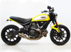 GP Slip On Exhaust w/ dB Killer - Fits Many 15-19 Ducati Scrambler 800