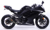 Black Velvet GP Slip On Exhaust - for 13-17 Kawasaki Ninja 300