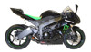 Black Velvet GP Slip On Exhaust - for 09-12 Kawasaki ZX6R