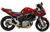 Black Center GP Slip On Exhaust - for 03-09 Suzuki SV650